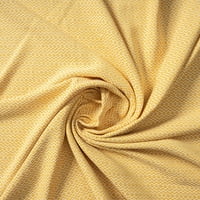 O Залив жолт бел дијамантски турски органски памук фрлано ќебе, 50 60