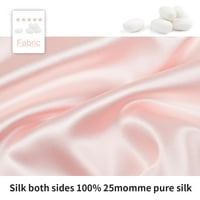 Уникатни поволни цени мама свилени перници поставени за коса розов крал на кожата на кожата