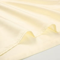 Уникатни поволни цени луксузна свиленкаста сатенска перница за тело крем 20 60
