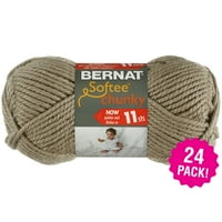 Bernat Softee Chunky Yarn 24 Pk-Clay