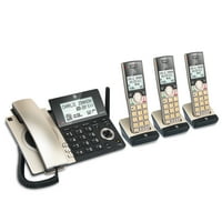 & T Cl Dect 6. Прошибилен телефон без безжичен телефон со блокатор на паметни повици, шампањ со слушалки