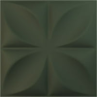 Ekena Millwork 5 8 W 5 8 H Alexa Endurawall Декоративен 3Д wallиден панел, Ultracover Satin Hunt Club Green