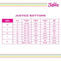 Justice Girls Core хеланки, големини 5- & Plus