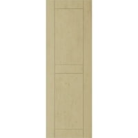 Ekena Millwork 12 W 34 H Rustic Two Two Equal Panel рамен панел Knotty Pine Fau Wood Sulters, подготвен тен,