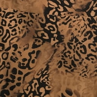 Terra & Sky Women's Plus големина Ombre леопард печатени хеланки