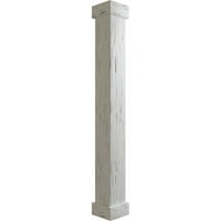 Ekena Millwork 6 W 5'H Pecky Cypress Endurathane Fau Wood Wood Non-Tapered Square Column Wrap со стандарден