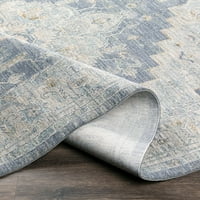 Уметнички ткајачи Авант Гарде Медалјон област килим, сива, 2'7 4 '