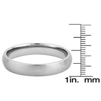 Крајбрежен накит четкан завршен титаниумски бенд прстен