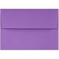 Luxpaper 4bar Покани коверти, кора и печат, 1 8, грозје виолетова, 70lb, 1, пакет