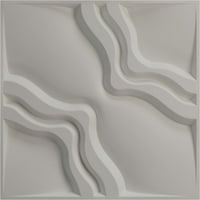 Ekena Millwork 5 8 W 5 8 H Rague Endurawall Декоративен 3Д wallиден панел, Ultracover Satin Smokey Beige