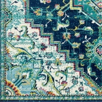 Уметнички ткајачи Парамаунт Ориентална област килим, сина, 1'10 2'11