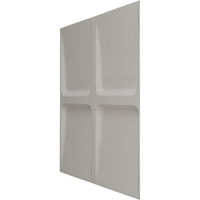 Ekena Millwork 5 8 W 5 8 H Galveston Endurawall Decorative 3D Wallиден панел, Ultracover Satin Blossom White