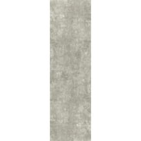 Nuloom Loni Solid Machine Shag Shag Rug, 4 'Round, Grey