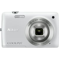 Nikon Coolpi S Megapixel компактен камера, бела