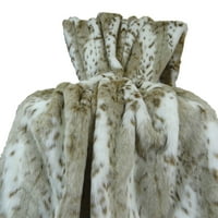 Сибирски леопард рачно изработено ќебе за фрлање