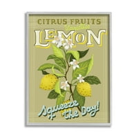 Sumbell Industries гроздобер цитрус овошје стискање на лимонот на денот, 30, дизајн од Андреа Јасид Граси