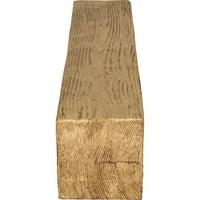 Ekena Millwork 8 H 8 D 48 W песочна фаула од дрво камин Мантел, природен бор, природен бор, природен бор