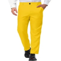 Единствени поволни цени за деловни панталони за мажи Класично вклопуваат панталони со рамен предни костуми