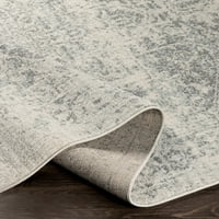Уметнички ткајачи Харпуп Медалјон област килим, сива, 6'7 Плоштад