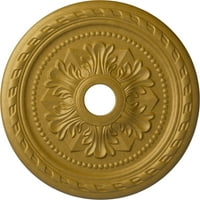 Екена Милхаурд 5 8 OD 5 8 ID 5 8 P Palmetto тавански медалјон, рачно насликано фараони злато