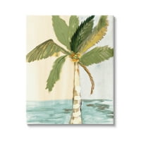 СТУПЕЛ ИНДУСТРИИ Зелена палма остава кокос океански плажа плажа wallидна уметност, 20, дизајн од Робин Марија