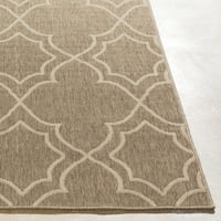 Уметнички ткајачи Алфреско Трелис област килим, крем од камили, 3 '12'