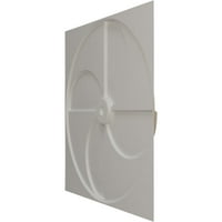Ekena Millwork 5 8 W 5 8 H Windmill Endurawall Декоративен 3Д wallиден панел, ултраковер сатенски цвет бело