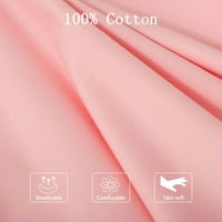 Единствени поволни цени памучни куќи за перници за тело со капаци со патент розова 20 54