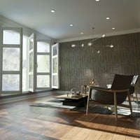 Ekena Millwork 3 8 W 3 8 H 1 4 T Голем loveland Декоративни фрет -woodидни панели, алдер