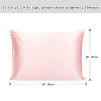 Уникатни поволни цени мама чиста свилена перница розова стандард