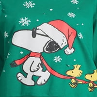 Christmasенски лесен божиќен пуловер за жени