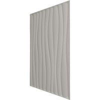 Екена Милхаурд 5 8 W 5 8 H Shoreline Endurawall Декоративен 3Д wallиден панел, Универзална метална магла од