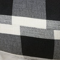Уникатни поговори квадратни декоративни капаци за перница за перници 22 x22 карирани 10