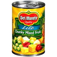 Дел Монте Чунки Мешано овошје, лајт, во дополнителен сируп од лесен, оз