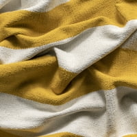 килим на подрачјето на памук од памук, 9 '12', жолта