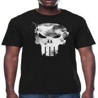 Marvel Punisher Skull Graphic T-Shirt, големини SM-3XL