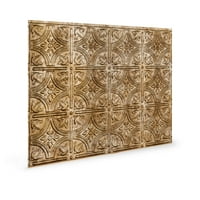 Innovera décor 3D PVC Wallидни панели, Империја бронза, 18,5 24.3