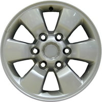 Преиспитано ОЕМ алуминиумско тркало, сребро, се вклопува во 2003 година- Toyota 4Runner