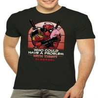 Deadpool Почувствувајте ја loveубовната графичка маица за мажи и голема машка
