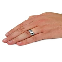 Крајбрежен накит од не'рѓосувачки челик двојно завршен прстен